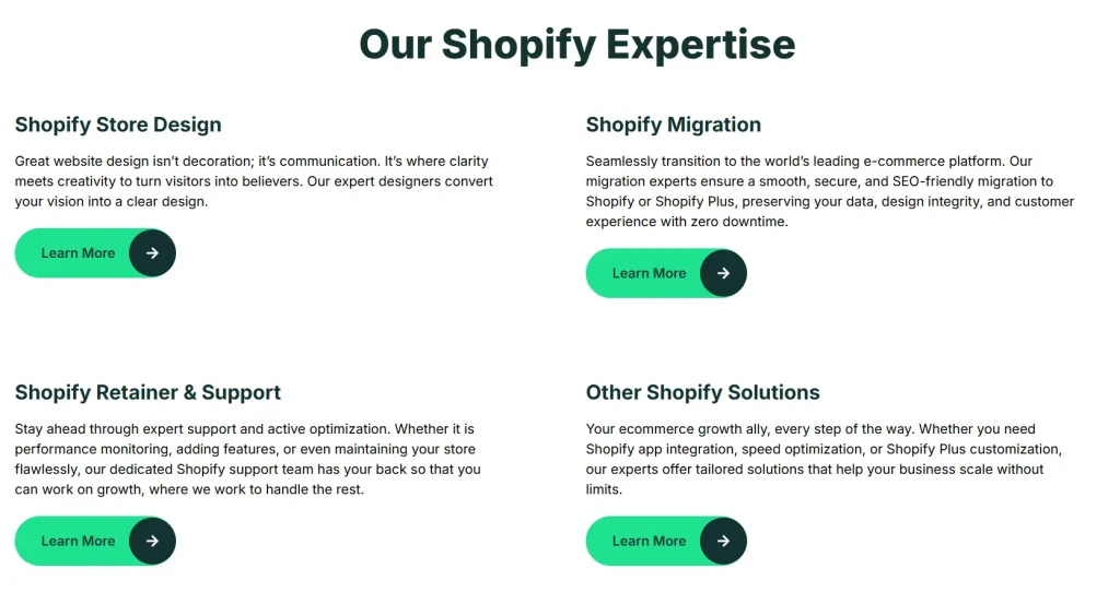 PickCommerce website page