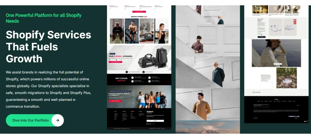 PickCommerce website page