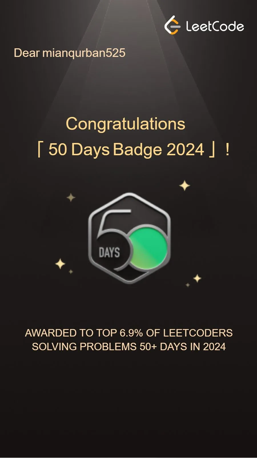 LeetCode Achievement