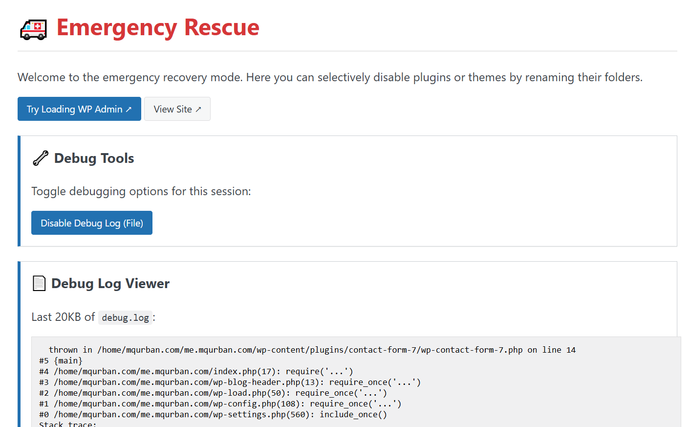 WP Emergency Rescue